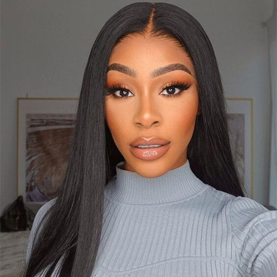 Sleek & Sophisticated Straight 13x6 Lace Front Wig | Premium Human