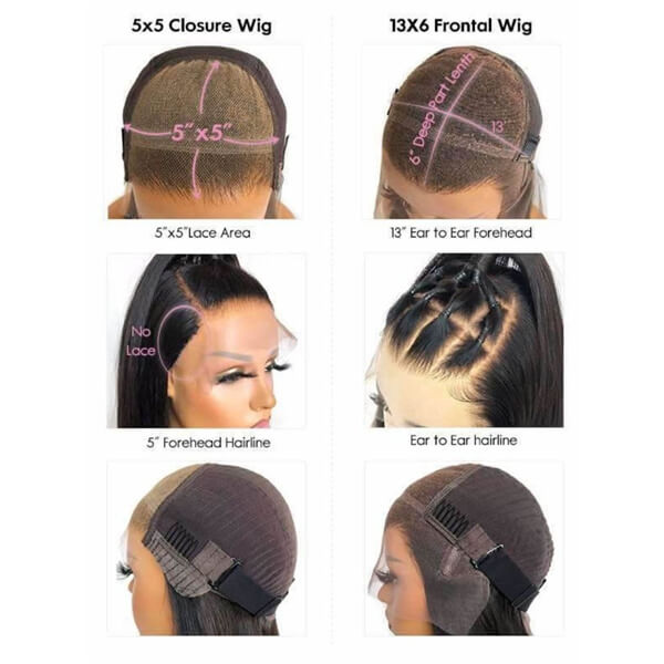 Sleek & Sophisticated Straight 13x6 Lace Front Wig | Premium Human