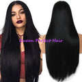 Women's Synthetic Lace Front Wig Natural Looking Long Black Color