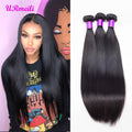 Indian Straight Hair 3/4Bundles Raw Virgin Indian Hair Straight