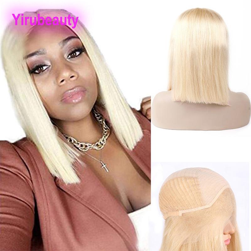 Indian Human Hair Products 10-18inch 13x4 Bob Hair Lace Front Wigs